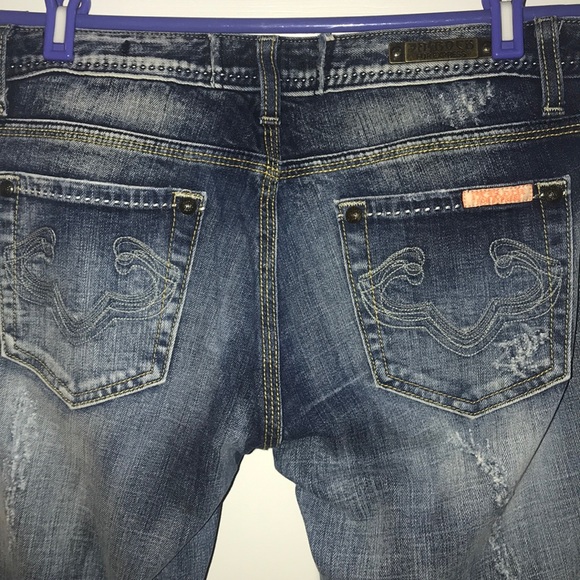 Rerock Express jeans!  Super cool styling - Picture 2 of 3